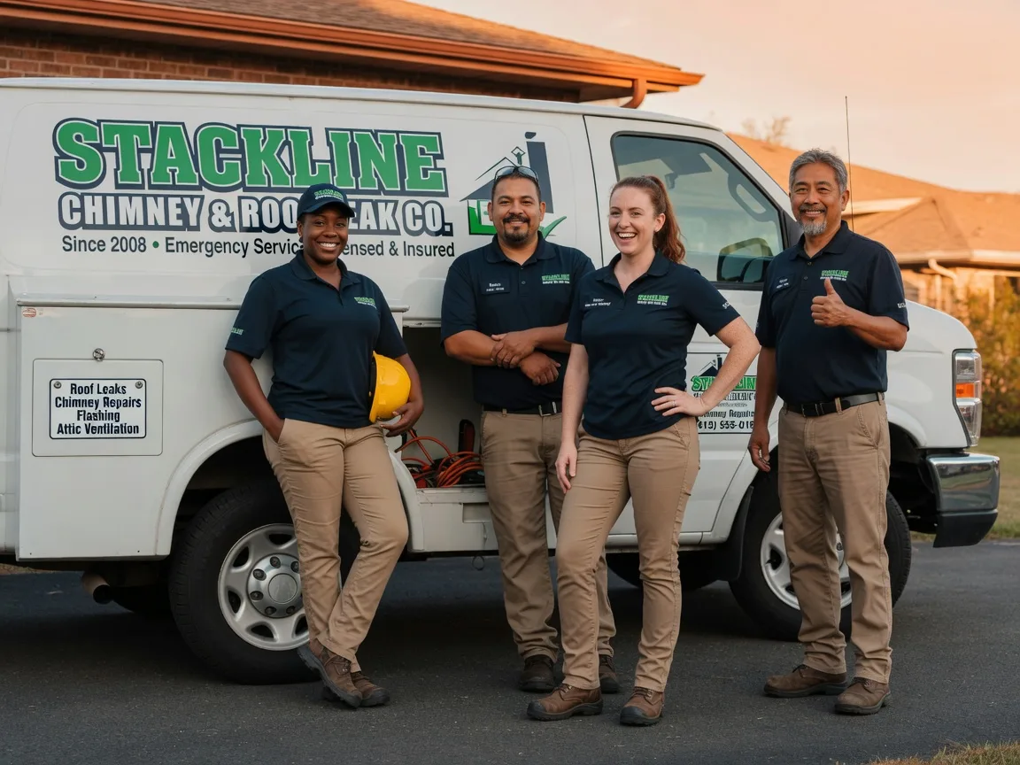 Chimney flashing repair company in Daleville, VA